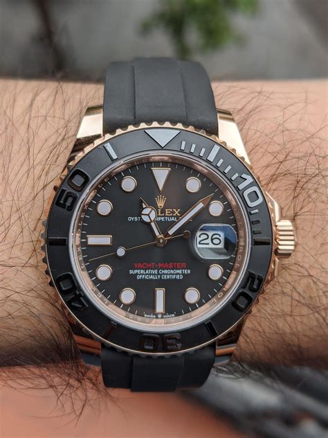 rolex yacht-master 40 rose gold chocolate|rolex yacht master rose gold price.